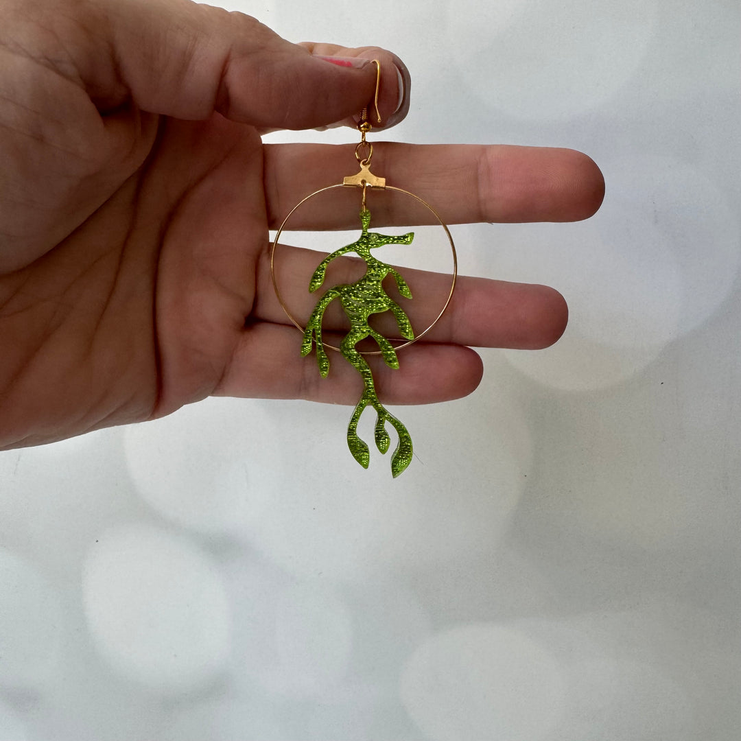 Leafy Sea Dragon Earrings