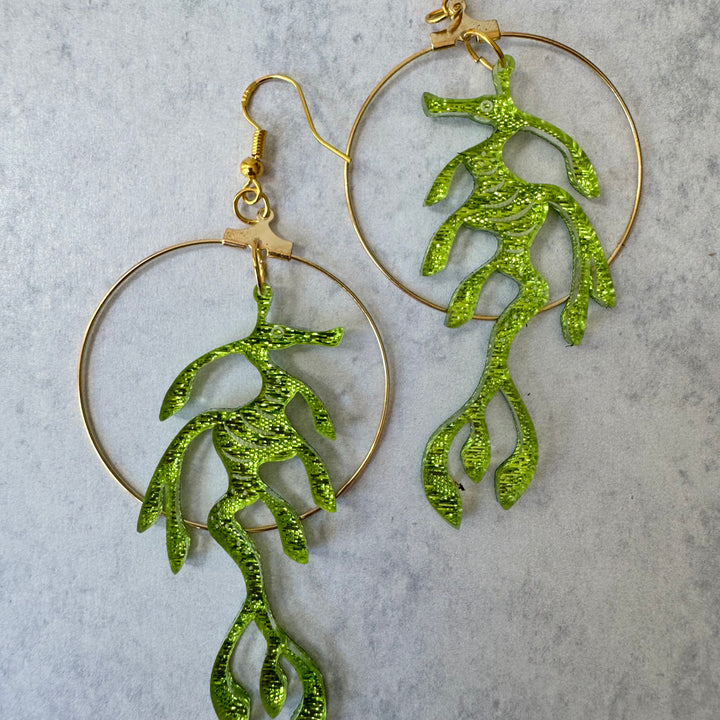Leafy Sea Dragon Earrings
