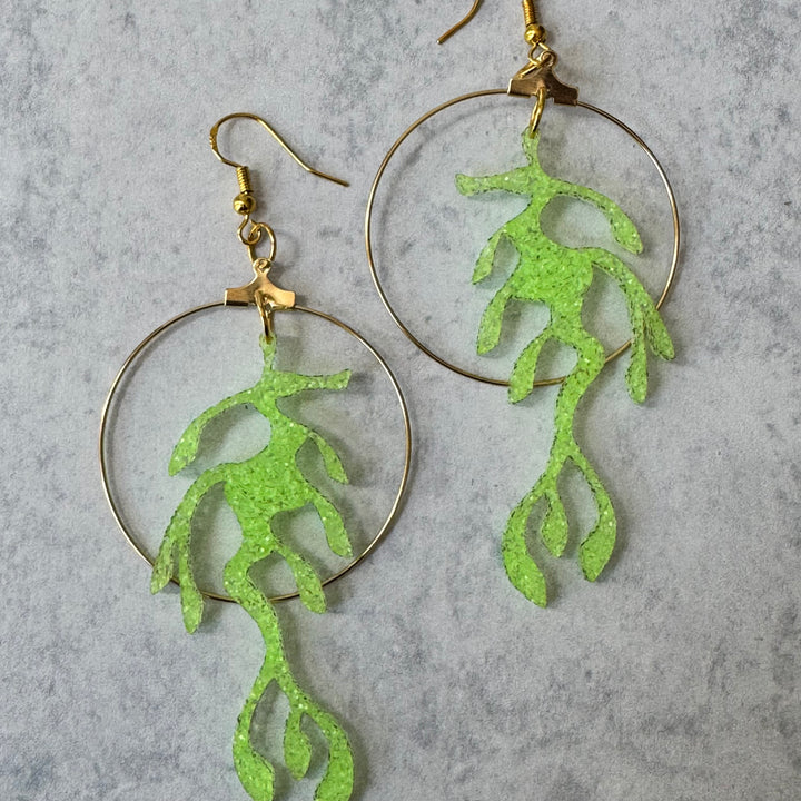 Leafy Sea Dragon Earrings