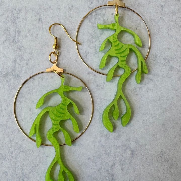 Leafy Sea Dragon Earrings