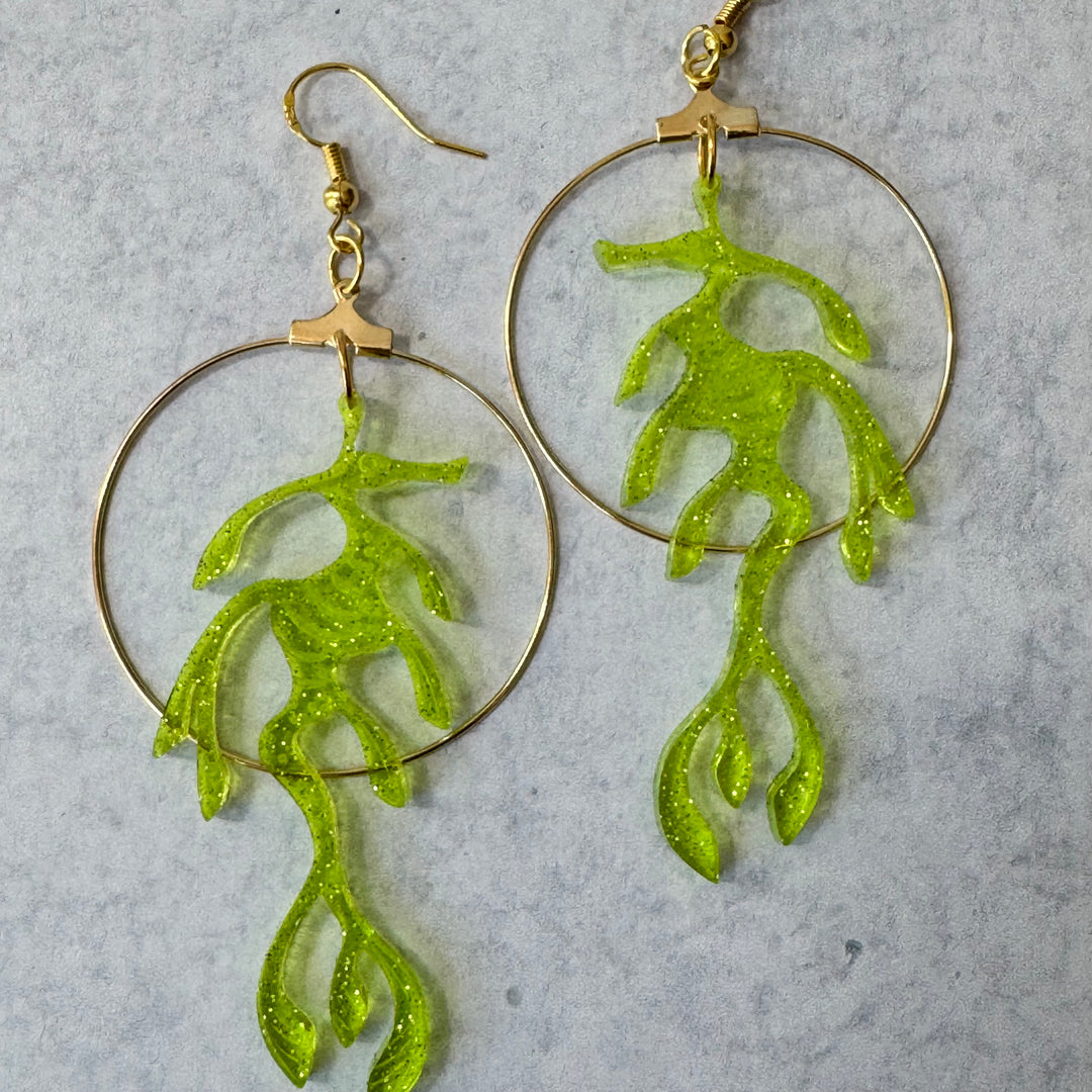 Leafy Sea Dragon Earrings