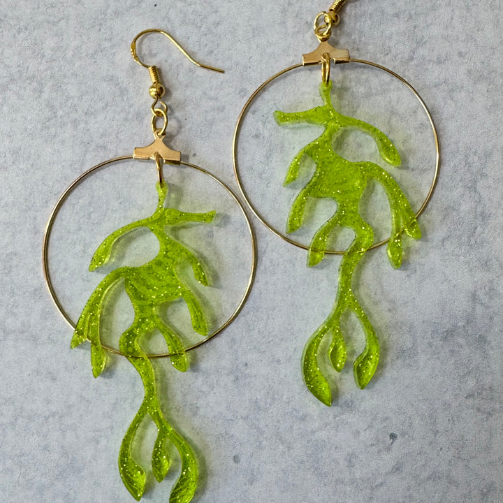 Leafy Sea Dragon Earrings