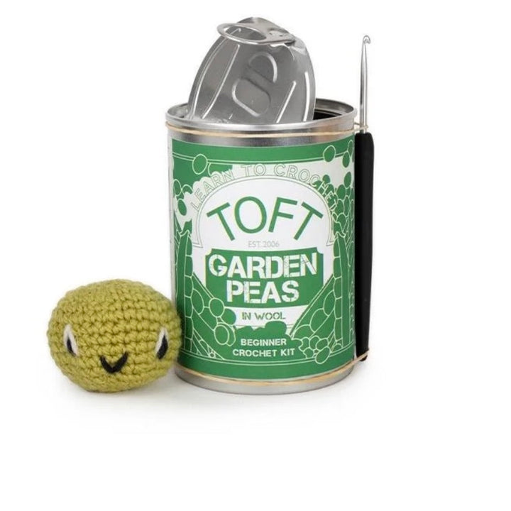 Garden Peas in a Can Crochet Kit