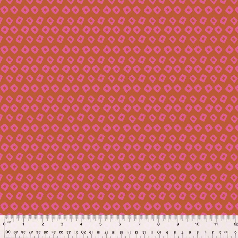 Ruby & Bee by the 1/4 Yard - Shibori Wildrose