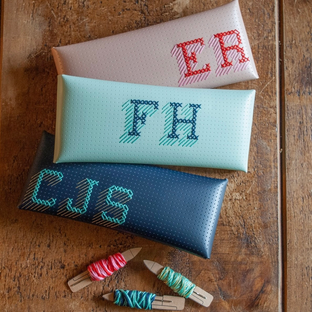 Glasses/Pencil Case DIY Cross Stitch Kit