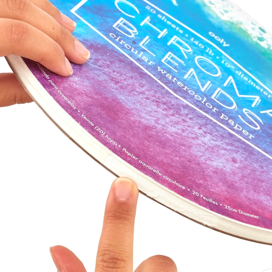 Chroma Blends Circular Watercolor Paper