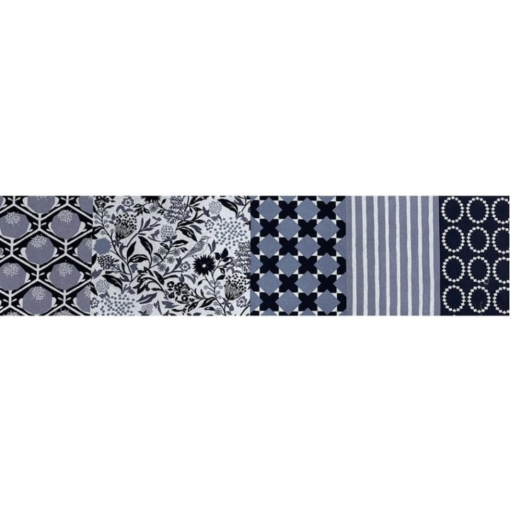 Echino And Canvas by the 1/4 Yard - Gray