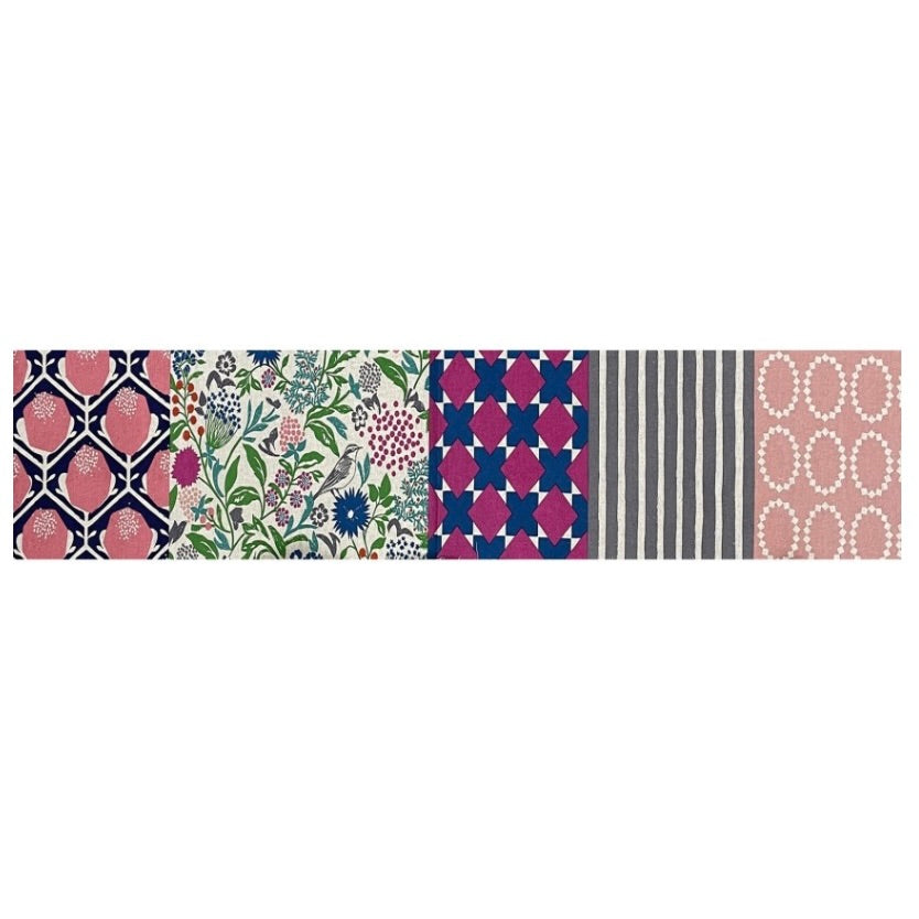 Echino And Canvas by the 1/4 Yard - Pink