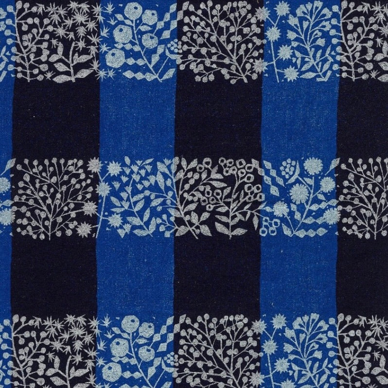 Echino Lattice Fabric by the 1/4 Yard - Blue