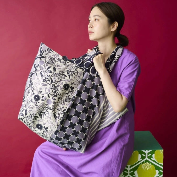 Echino And Canvas by the 1/4 Yard - Gray