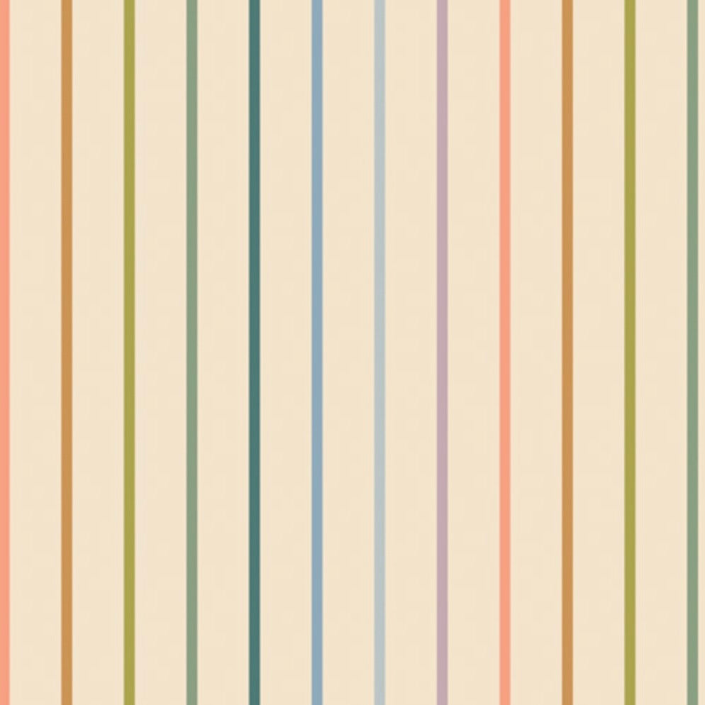 Slow Summer by the 1/4 Yard - Tiny Stripe Pearl