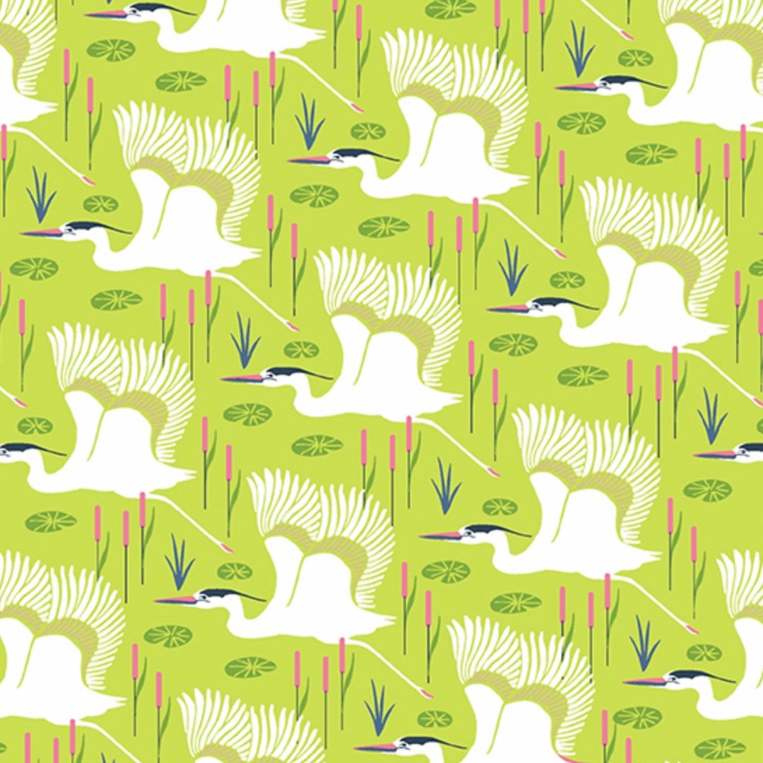Flora and Fauna by the 1/4 Yard - Lichen Wetlands