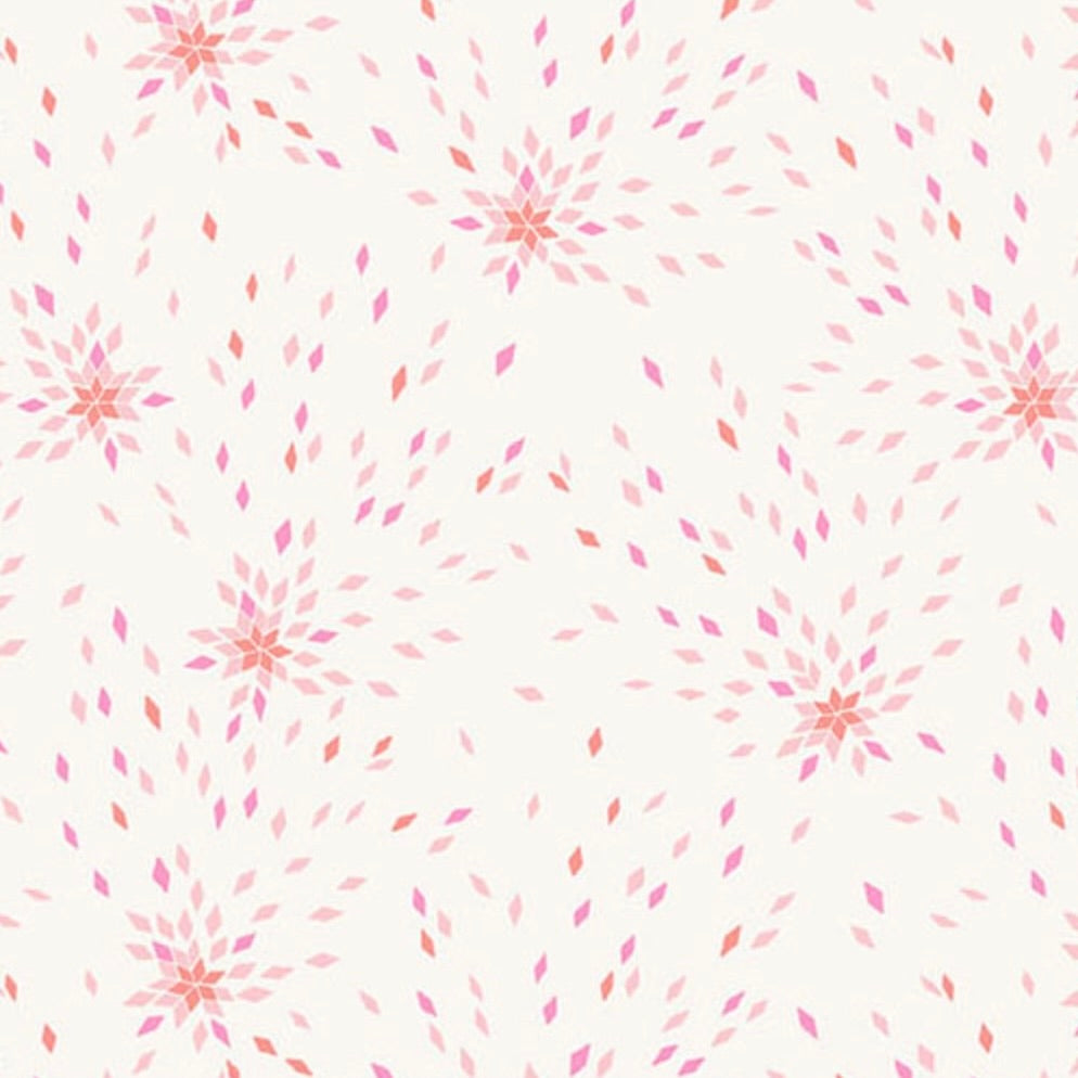 Memories Unfold by the 1/4 Yard - Soft Pink Dandelion