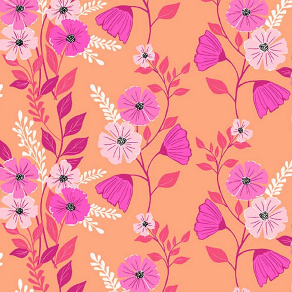 Memories Unfold by the 1/4 Yard - Peach Fuzz Martha's Vineyard