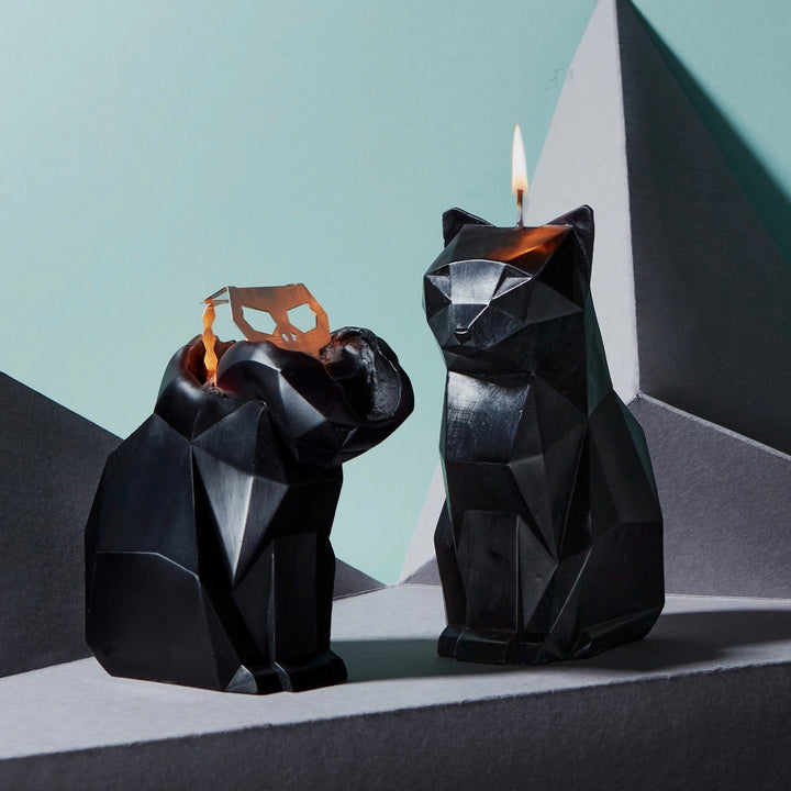Pyropet Kisa Cat Skeleton Candle