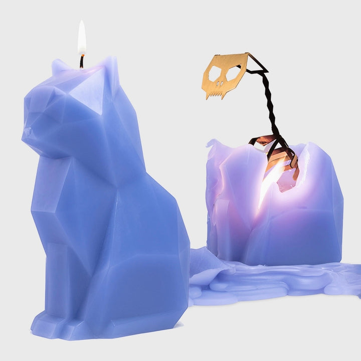 Pyropet Kisa Cat Skeleton Candle
