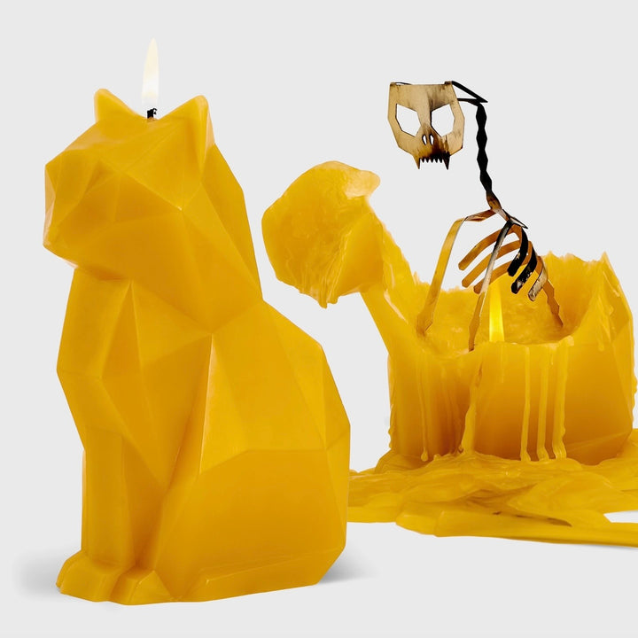 Pyropet Kisa Cat Skeleton Candle