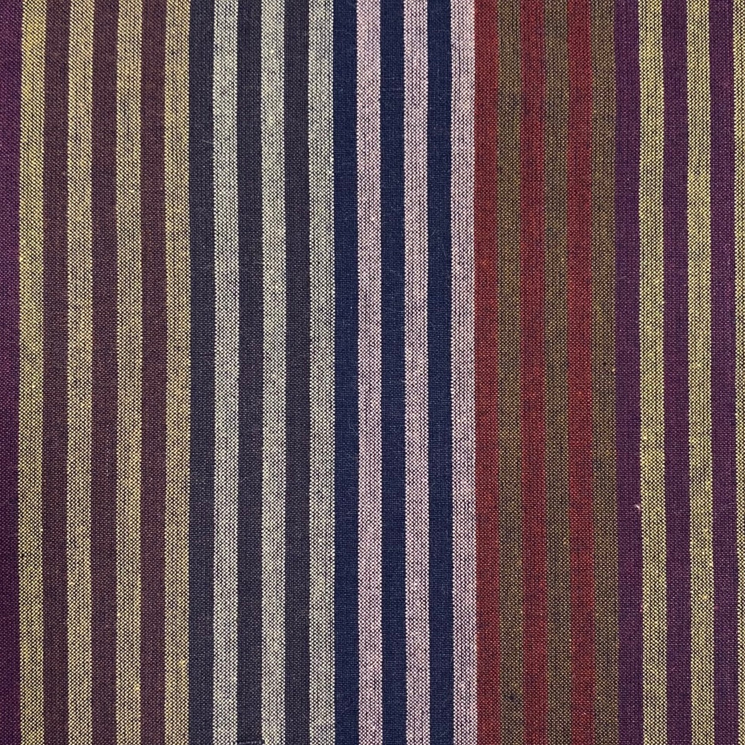 Cabana Stripe Woven Cotton by the 1/4 Yard - Mocha Latte
