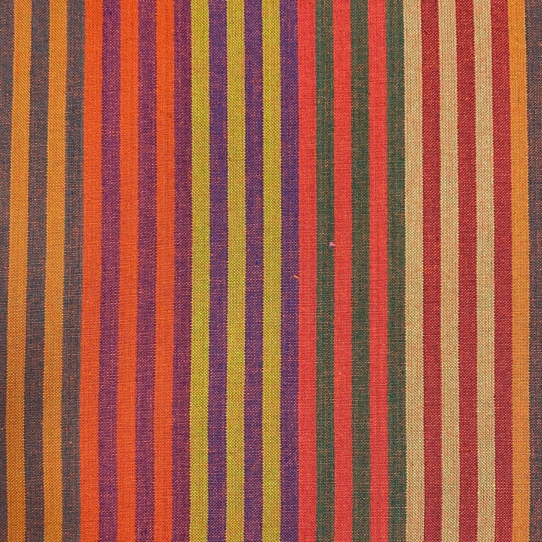 Cabana Stripe Woven Cotton by the 1/4 Yard - Olive