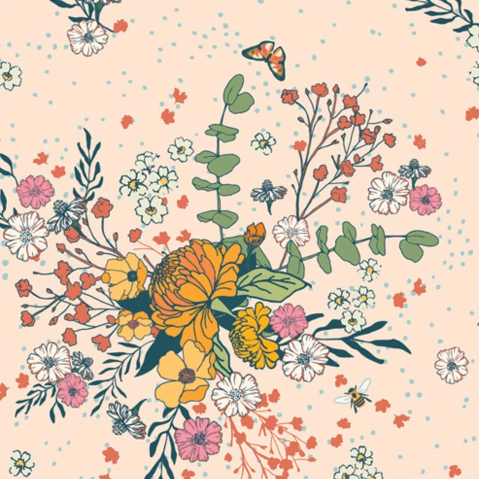 Marigold by the 1/4 Yard - Heartfelt Reflection