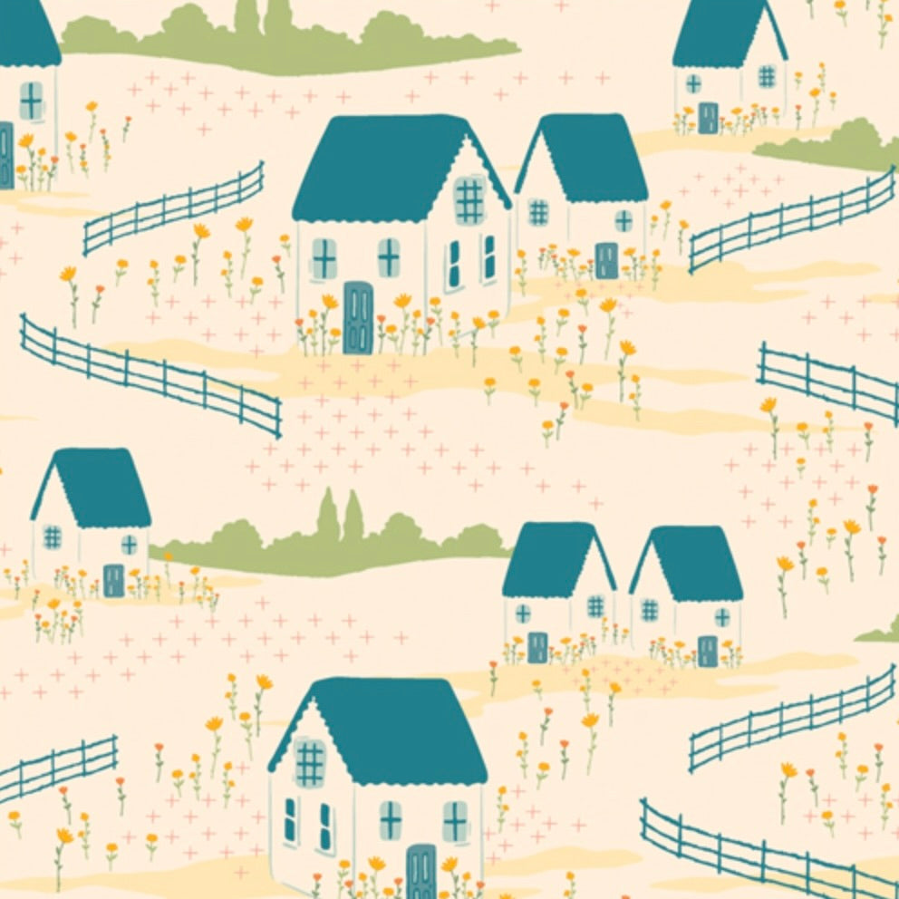 Marigold by the 1/4 Yard - Folkhouse Dream