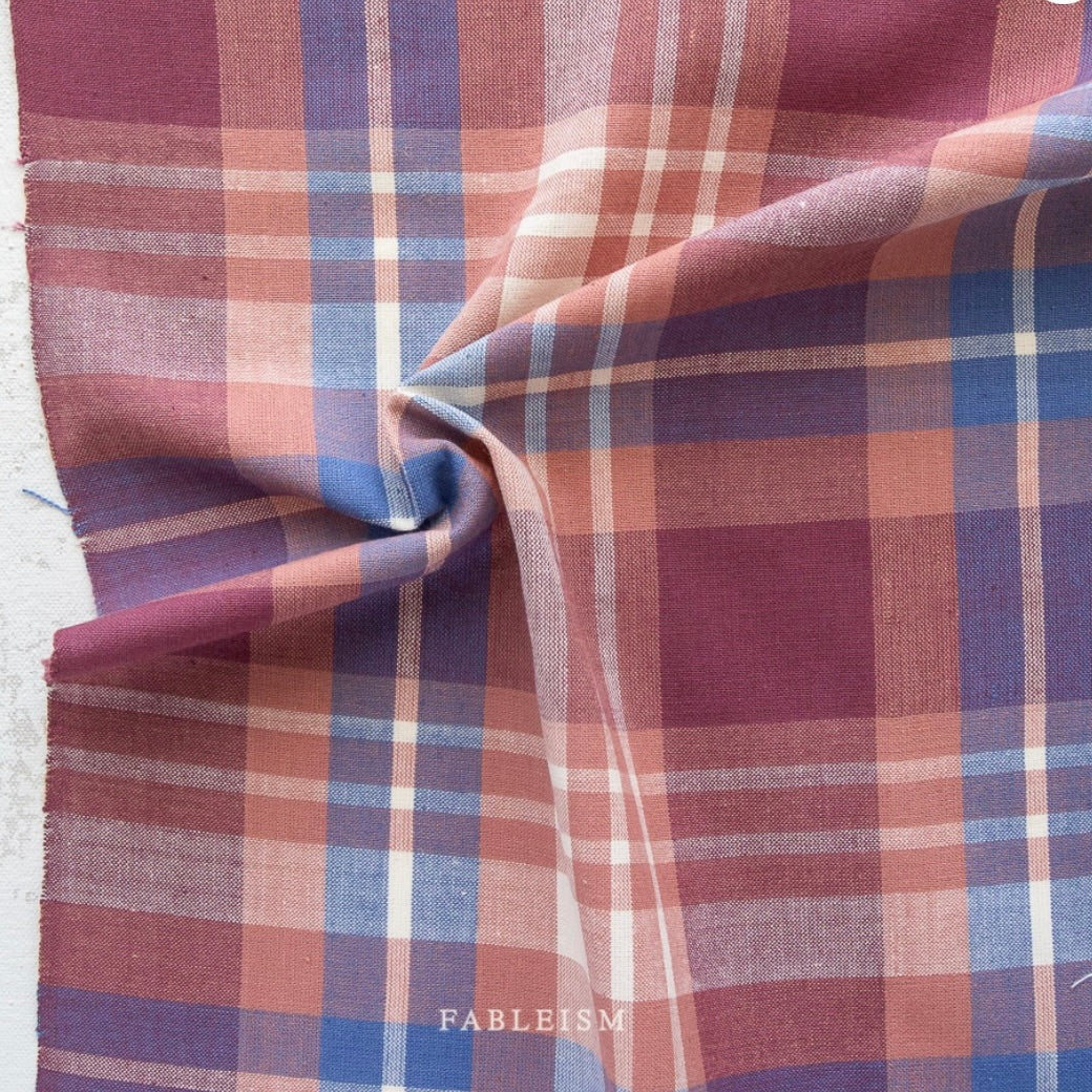 Arcade Plaids by the 1/4 Yard - Garnet