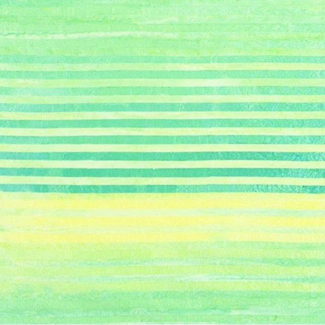 World of Stripes Batiks by the 1/4 Yard - Mint