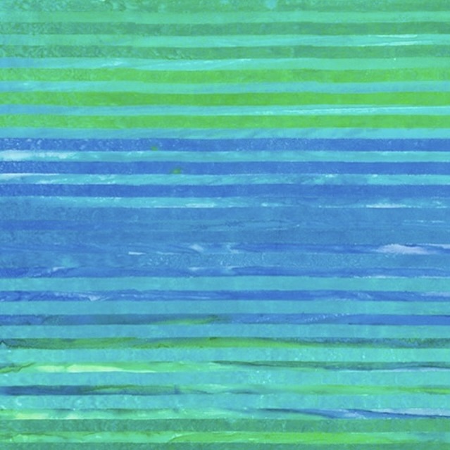 World of Stripes Batiks by the 1/4 Yard - Ocean