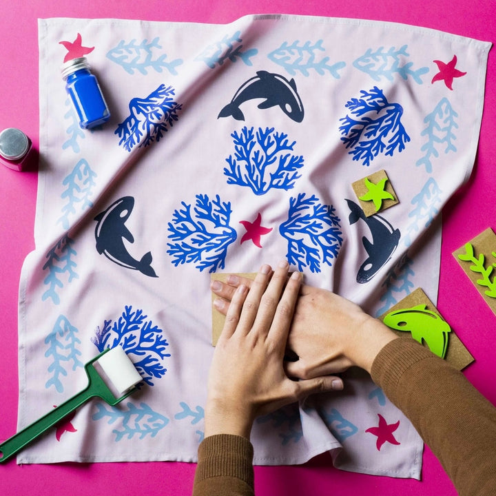 Block Printing on Fabric
