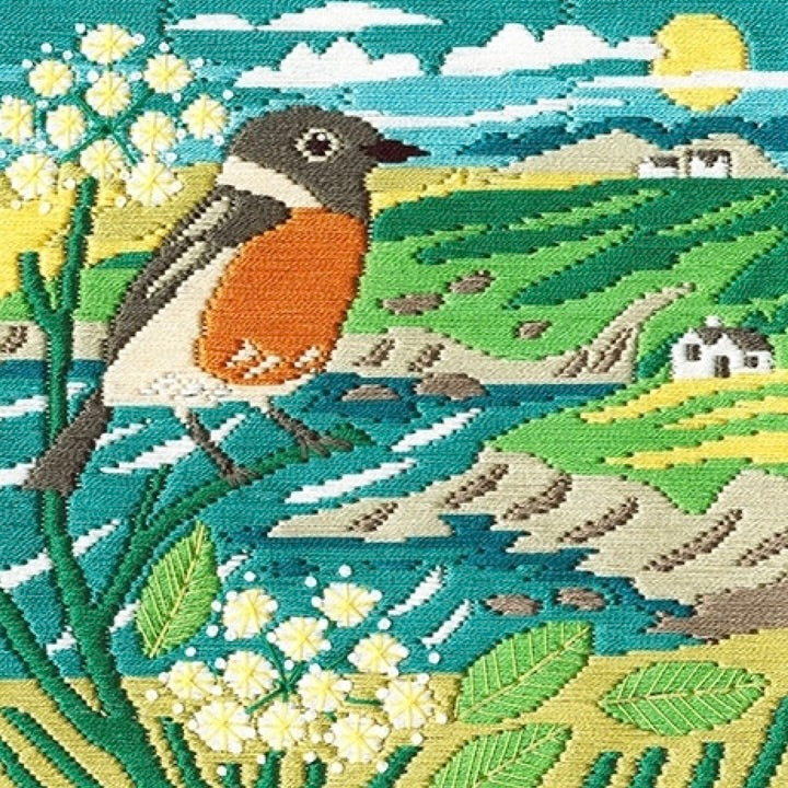 Long Stitch Stonechat