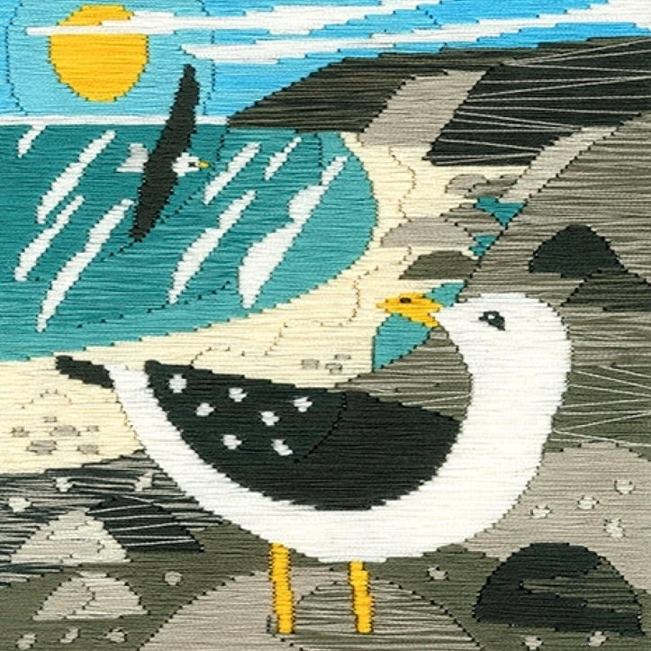 Long Stitch Seagulls