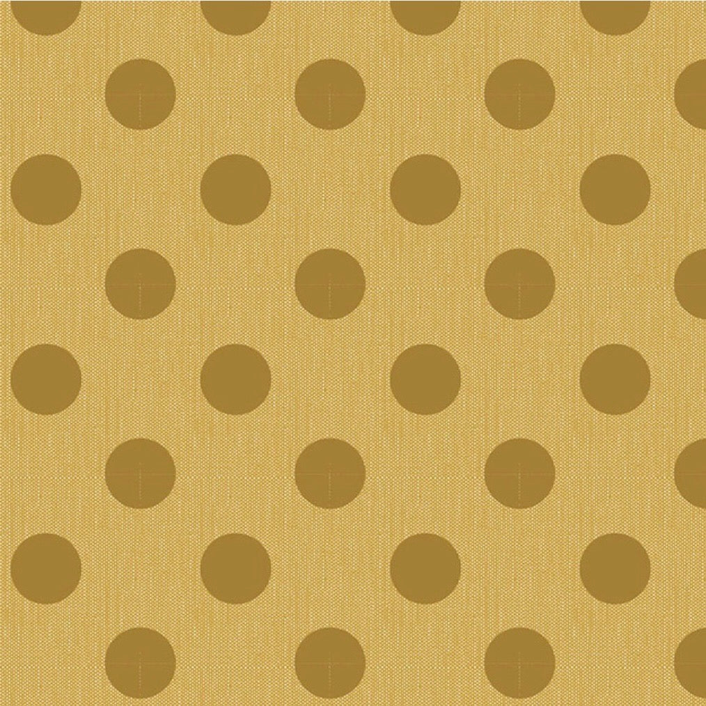 Tilda Chambray Fabric by the 1/4 Yard - Dijon Dots