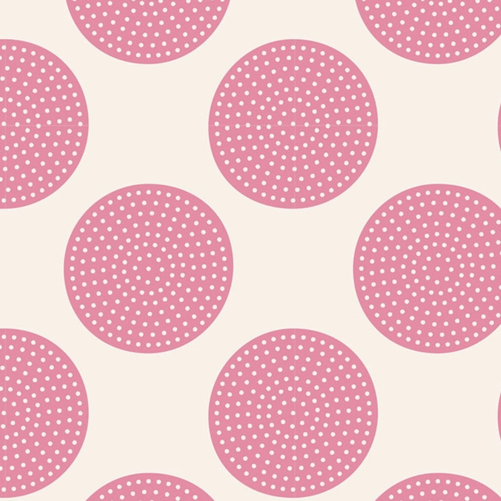 Tilda Basic Classics Dottie Dots by the 1/4 Yard - Pink