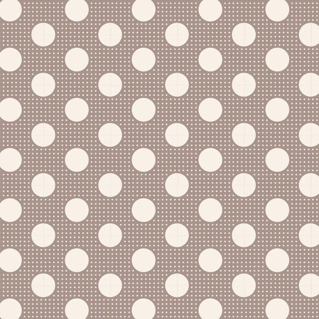 Tilda Basic Medium Dots by the 1/4 Yard - Gray