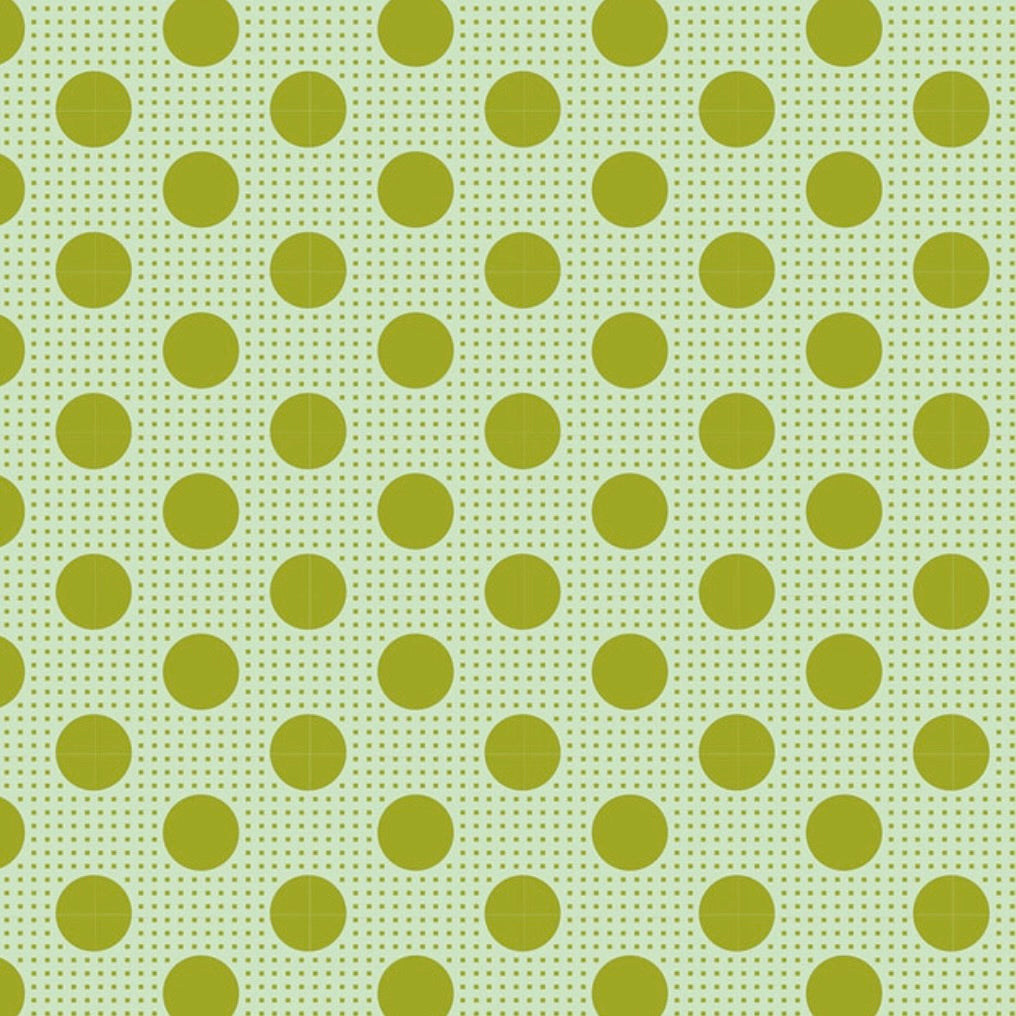 Tilda Basic Medium Dots by the 1/4 Yard - Green