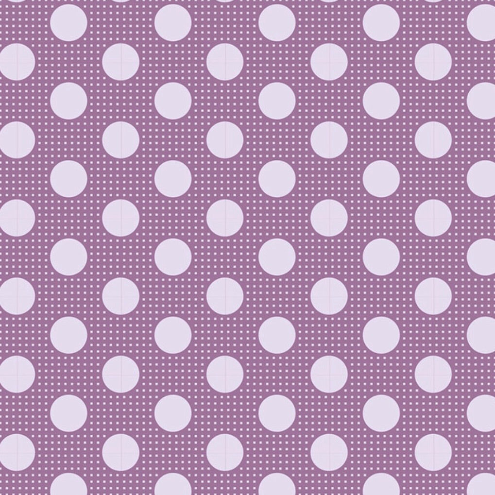 Tilda Basic Medium Dots by the 1/4 Yard - Lilac