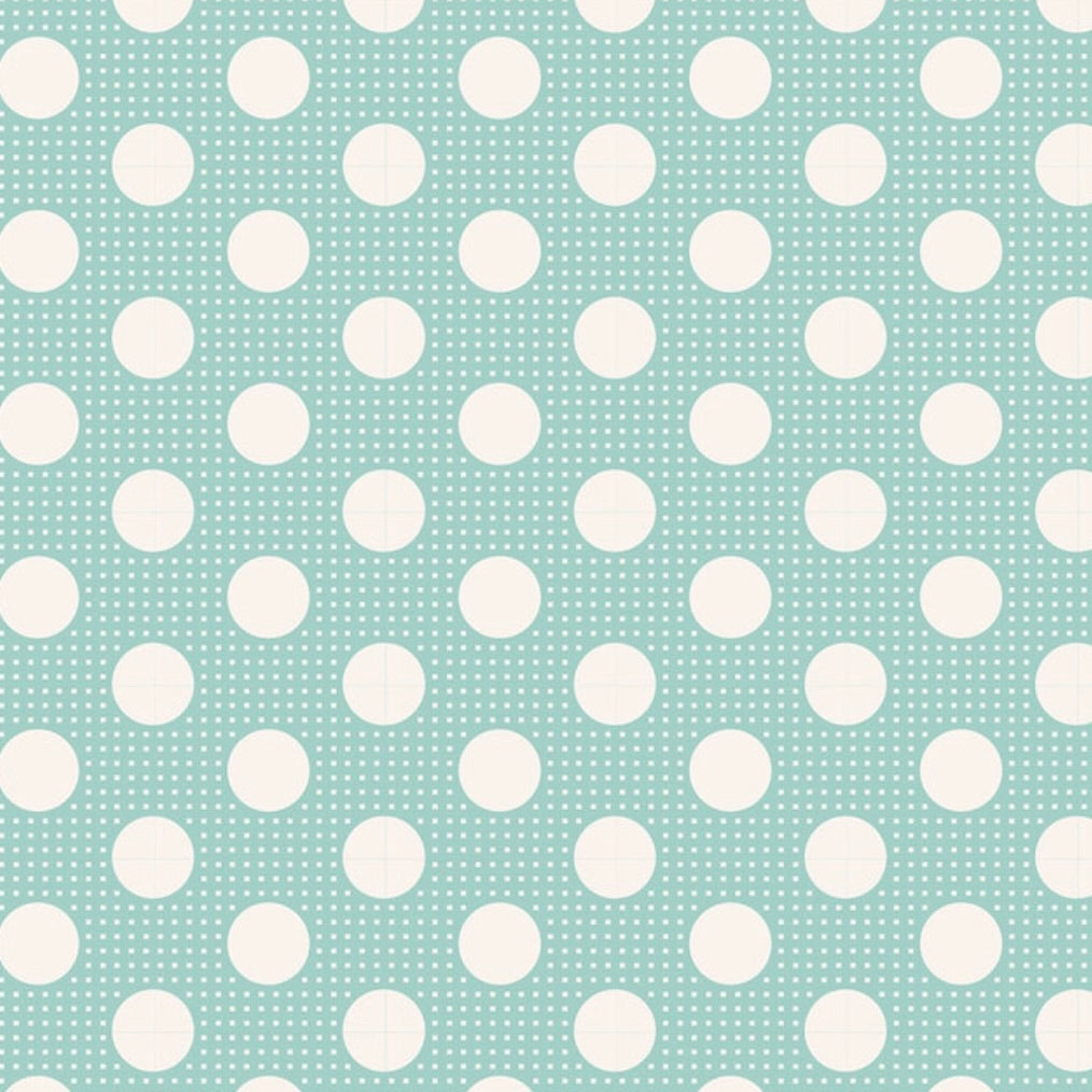 Tilda Basic Medium Dots by the 1/4 Yard - Teal