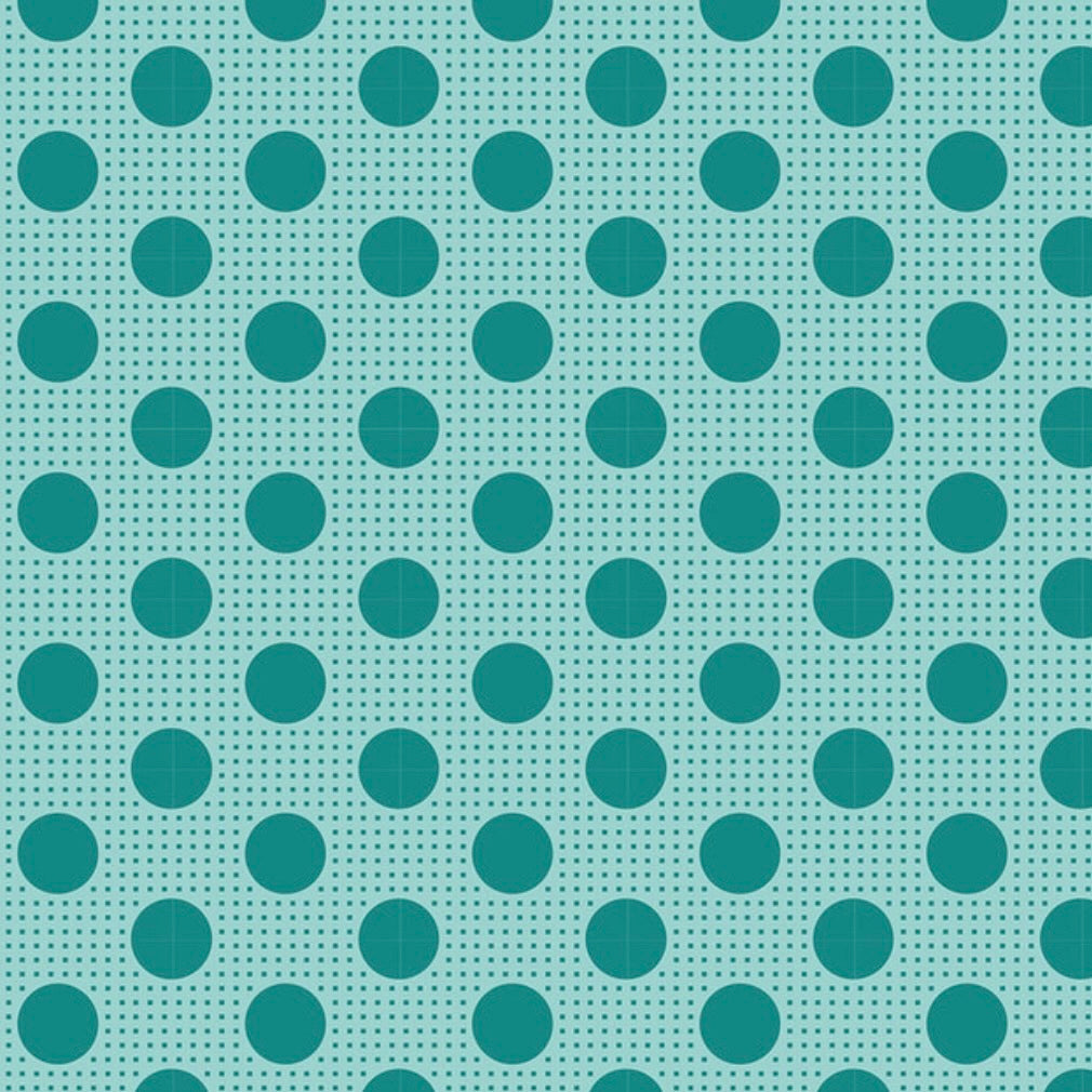 Tilda Basic Medium Dots by the 1/4 Yard - Dark Teal