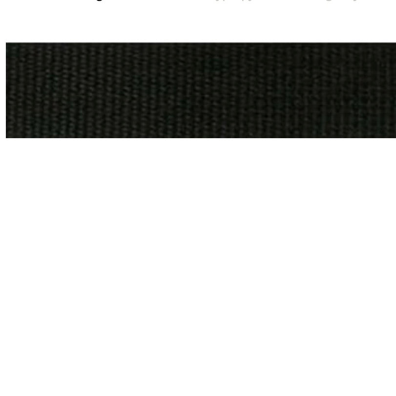 Black Polypropylene Webbing 1 Inch