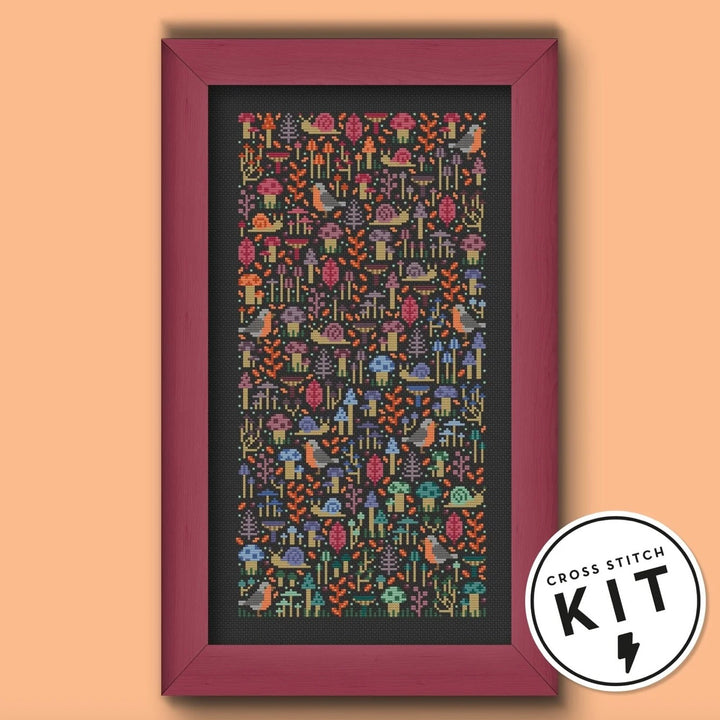 Fungi Garden Cross Stitch Kit