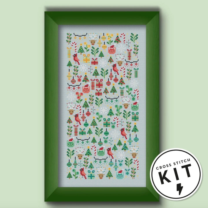 Christmas Garden Cross Stitch Kit