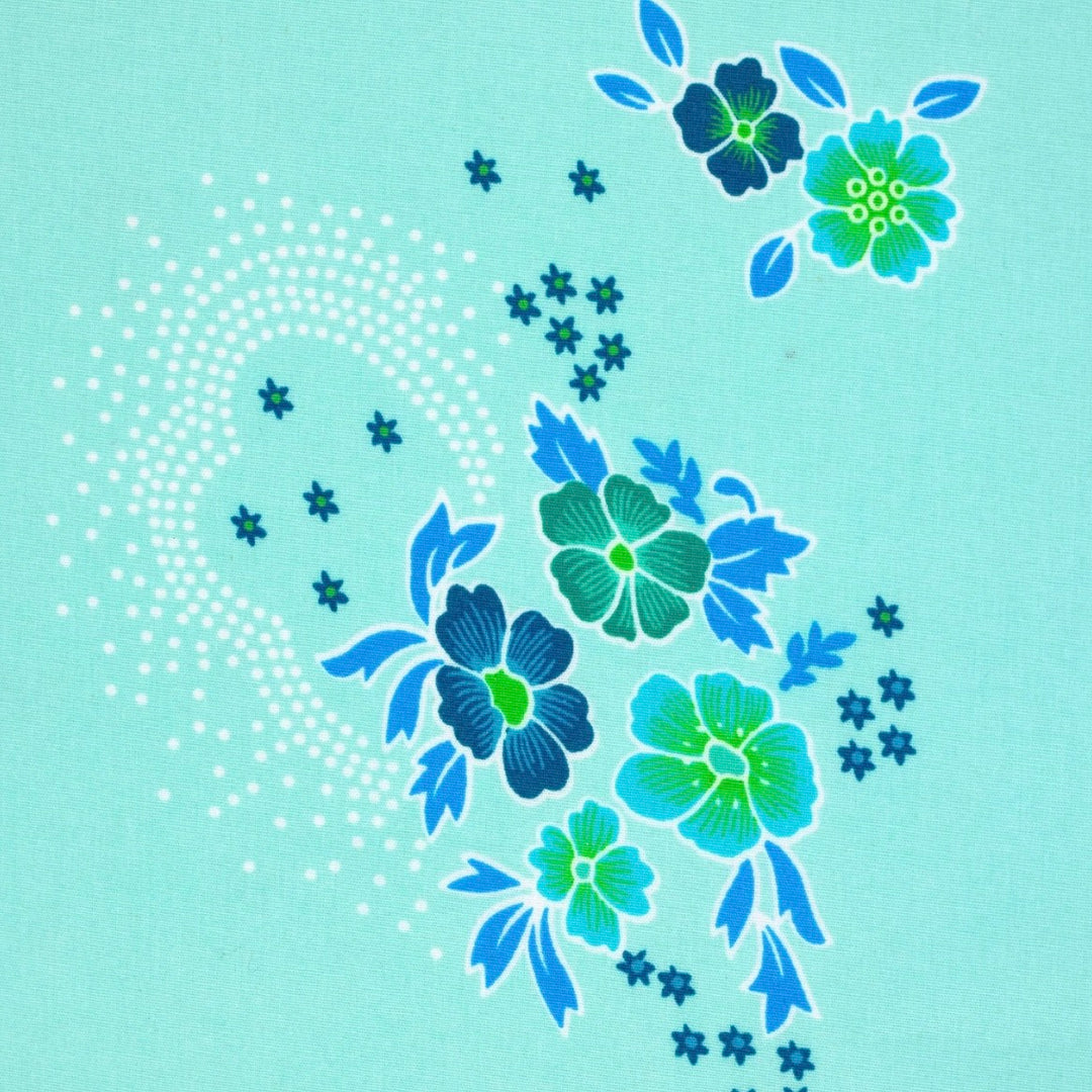 Petit Pan Cotton by the 1/4 Yard - Folksy Opaline Blue