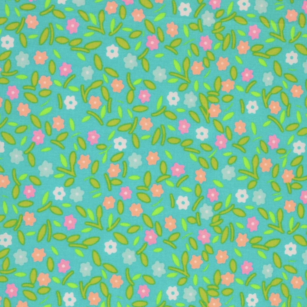 Petit Pan Cotton by the 1/4 Yard - Peace and Love Azure
