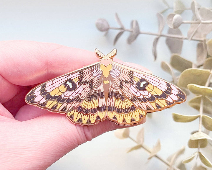 Sheep Moth Enamel Pin
