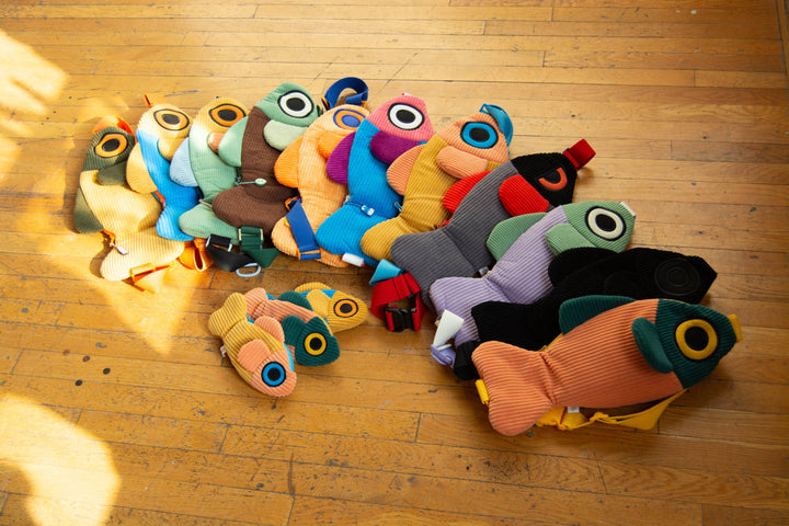 The Fish Bag - Lavender / Sage