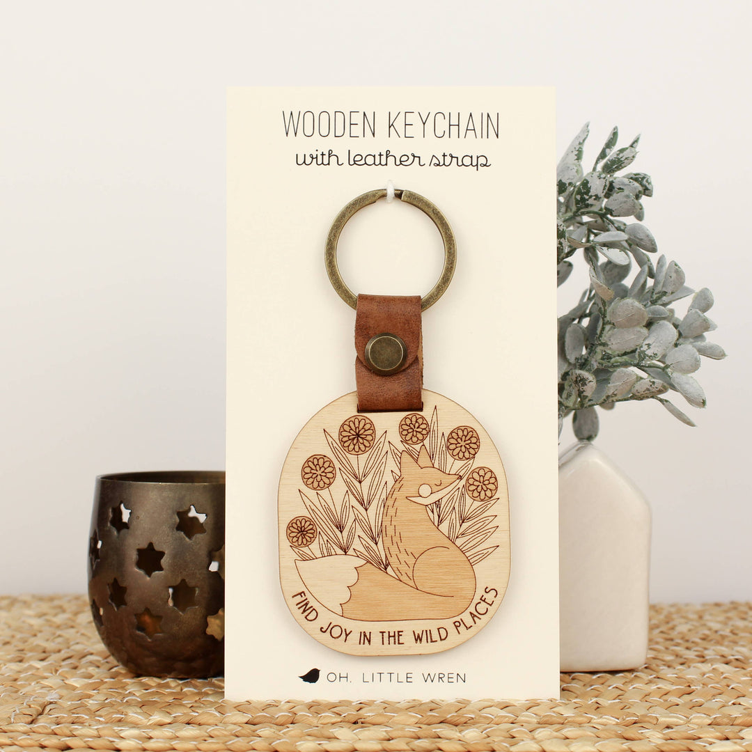 Forest Fox Keychain