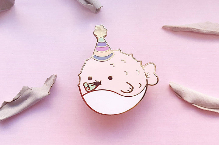 Party Puffer Enamel Pin