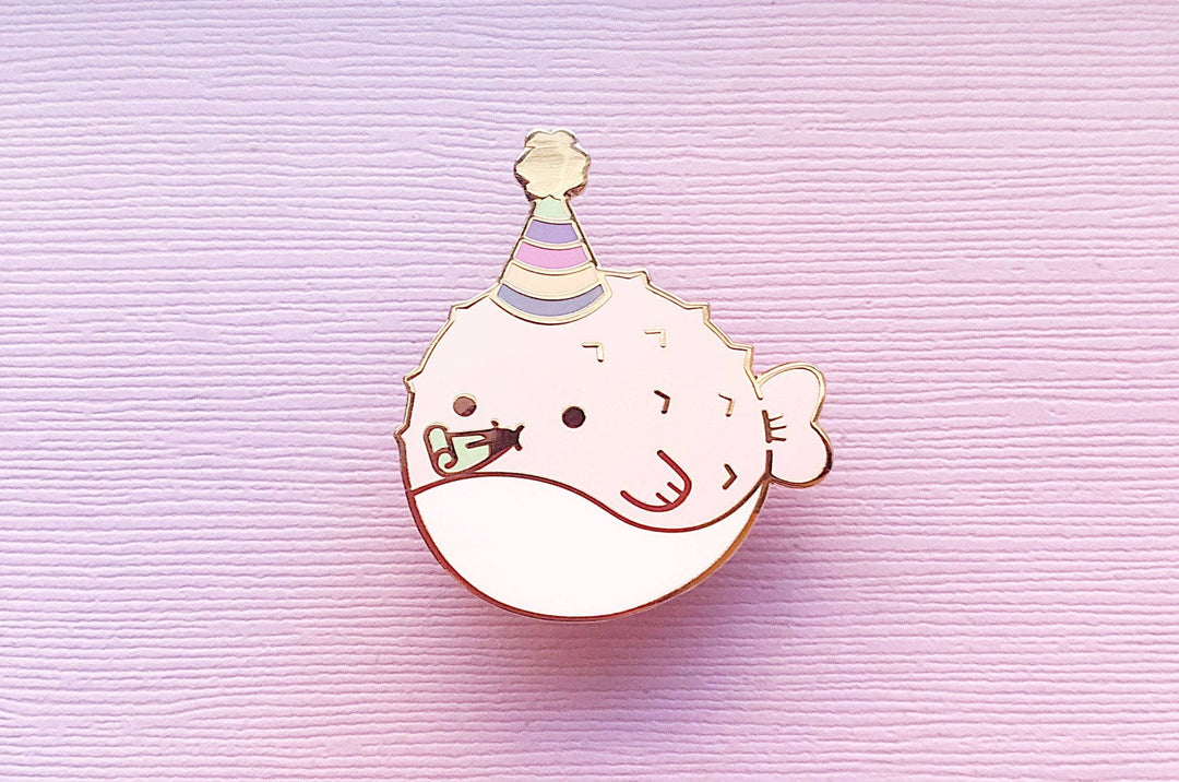 Party Puffer Enamel Pin