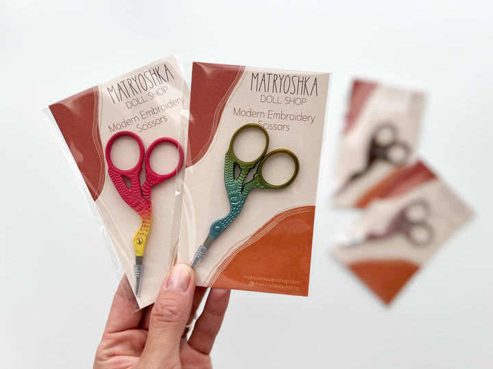 Embroidery Crane Scissors