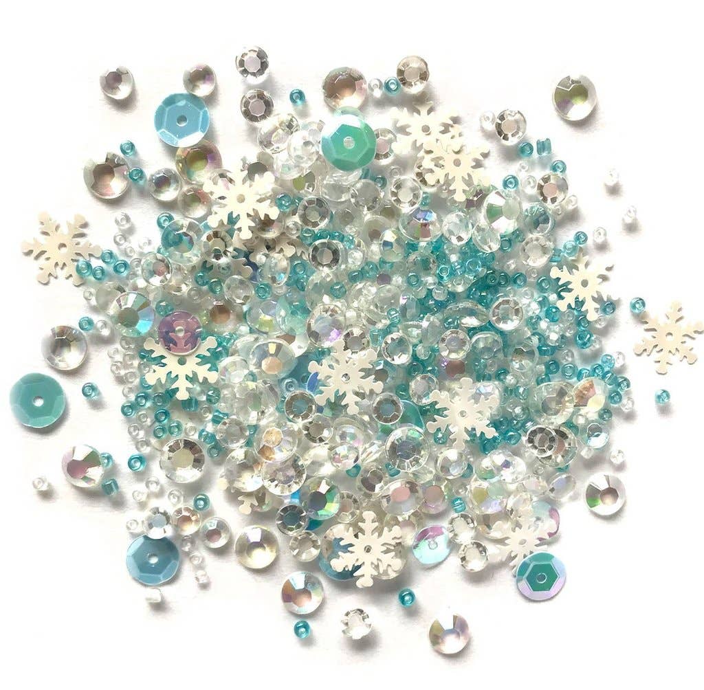 Snow Crystals - Sparkletz Craft Embellishments